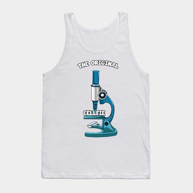 The Original Cellfie Microscope Tank Top by Dennisbani